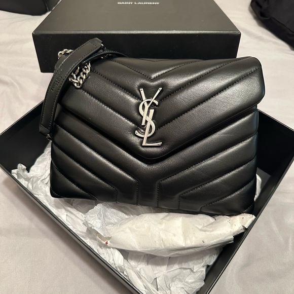 Black Chevron Shoulder Bag - Picture 1 of 5